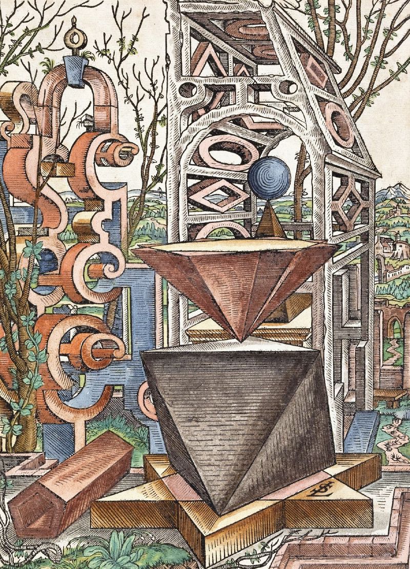 Geometria et Perspectiva Pl 03 (1567) Lorenz Stoer